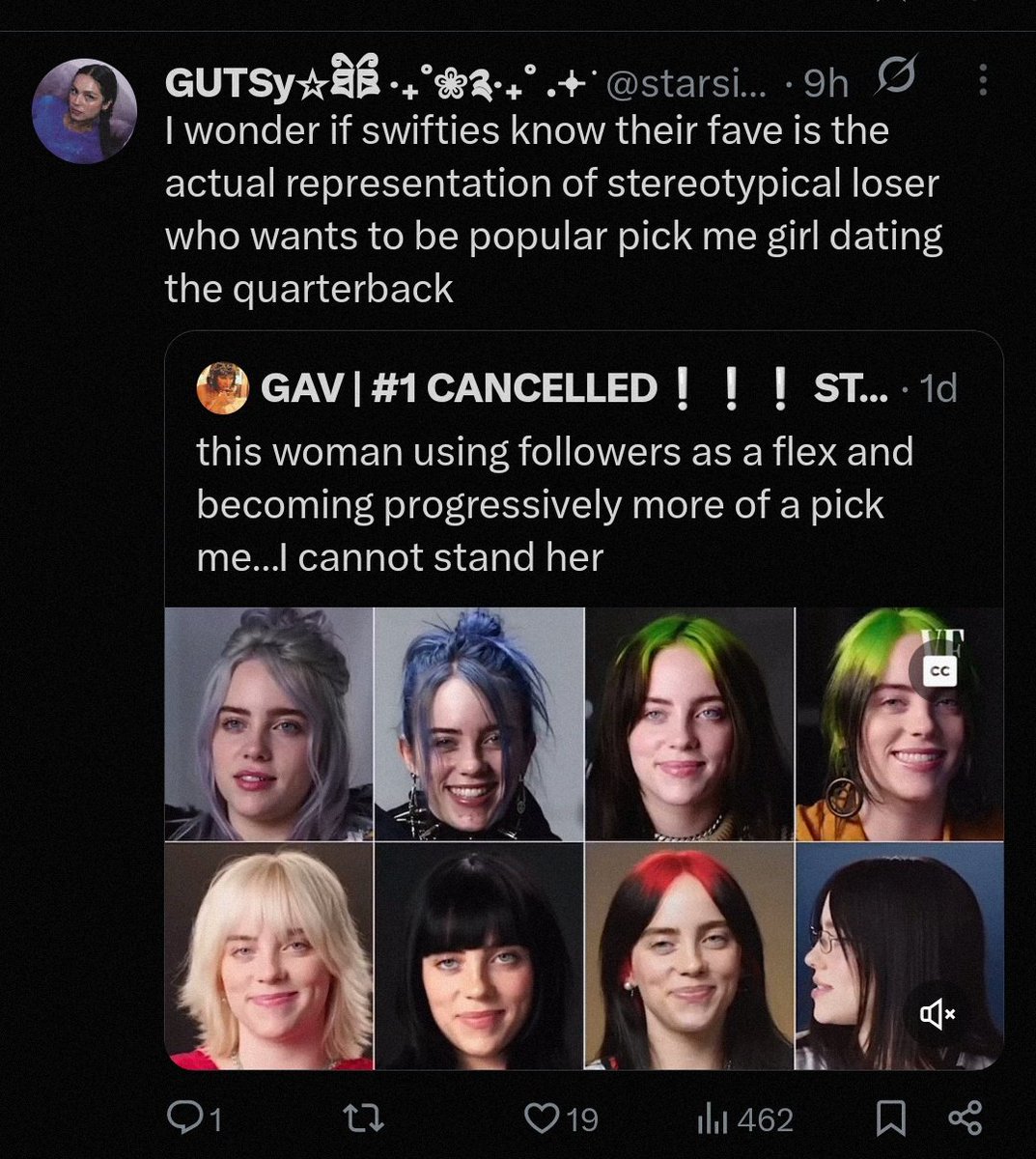 4thtrackontloas's tweet image. person who used to call themselves swiftie btw