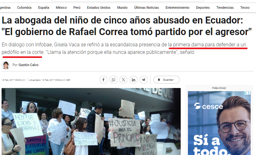 Raclo20's tweet photo. @MashiRafael Debería preocuparnos más que tú seas un protector de p3dofilos que #abusan de niños de 5 años.👇https://t.co/dtMKfqnoyj https://t.co/7RfsjaBzwE