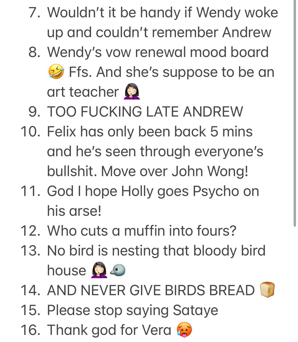 WelshNeighbours's tweet photo. My thoughts on week 106 🐦🍞💔

#Neighbours
#SaveNeighbours https://t.co/6MRLwsUBGr