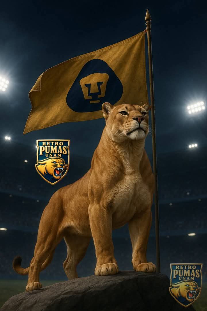 ¡Siempre con la frente en alto, que rujan siempre los Pumas de la UNAM! 😺🐆⚽️🏆🏟

#México #Pumas #UNAM #Goya #UnidosPorLaHistoria