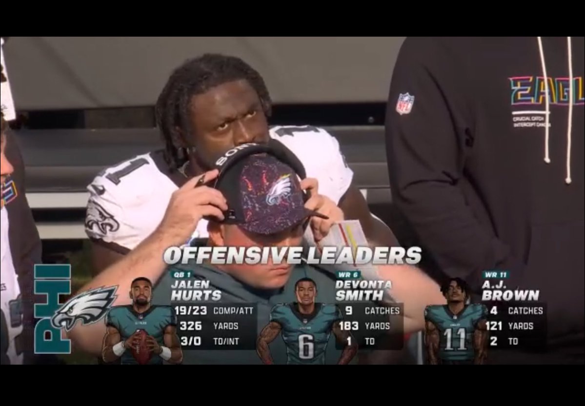The best QB and Wide Receivers in the league handling business today 🔥 

#FlyEaglesFly  #GoBirds