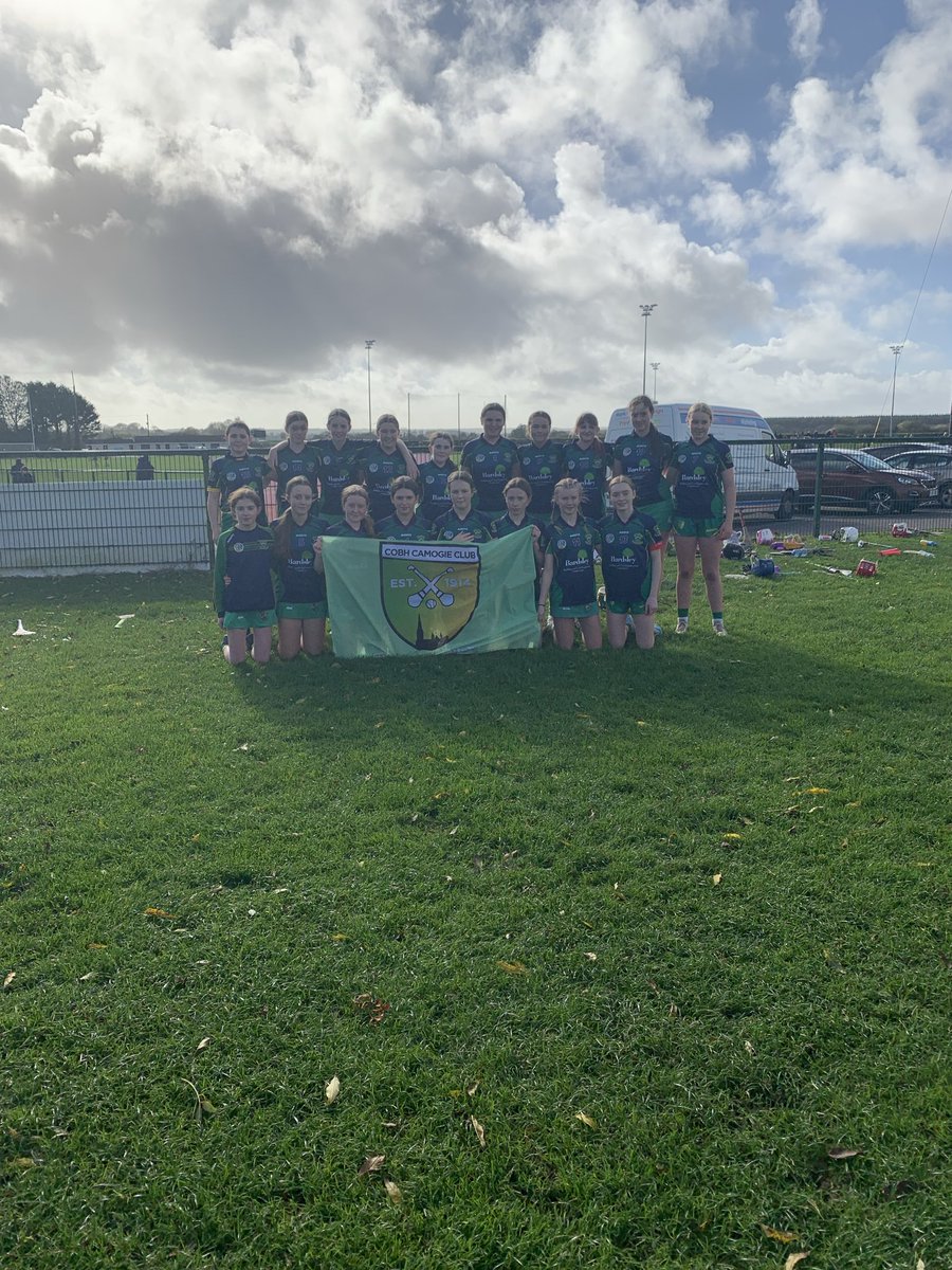 A great day out at the Neighbour Foley Killeagh Blitz for our under 14 team! Top class preparation ahead of the fast approaching county final Saturday! Special thanks to Ciara Daly for coordinating! 
Captains on the day - Alannah Fox and Danielle O Shea! #cobhcamogieontop