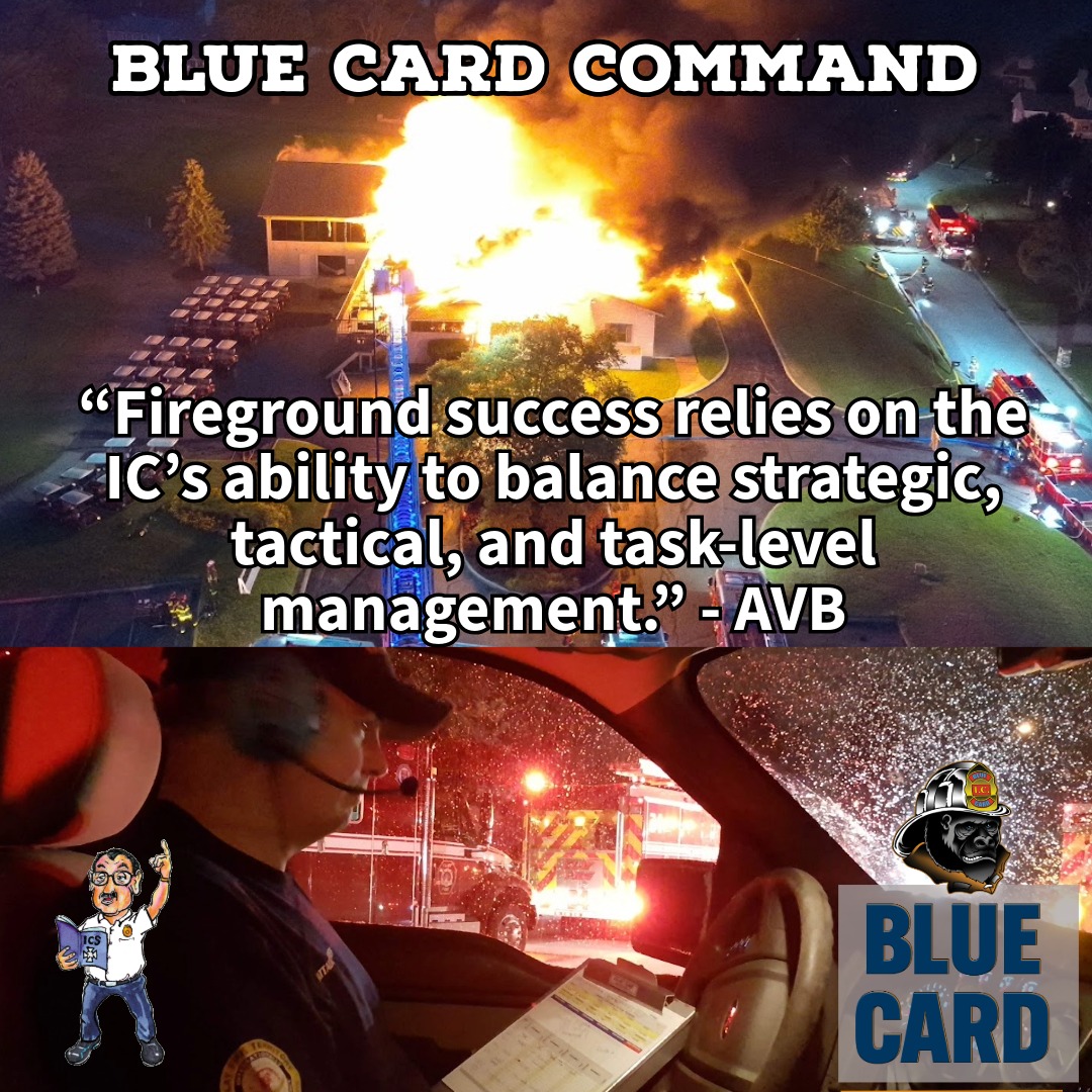 BlueCardHZ's tweet image. 🔥 Timeless Tactical Truth from Chief Alan V. Brunacini 🔥
“Fireground success relies on the IC’s ability to balance strategic, tactical, and task-level management.” — AVB
#BlueCardCommand #BShifter #FireServiceLeadership #IncidentCommand #AVB