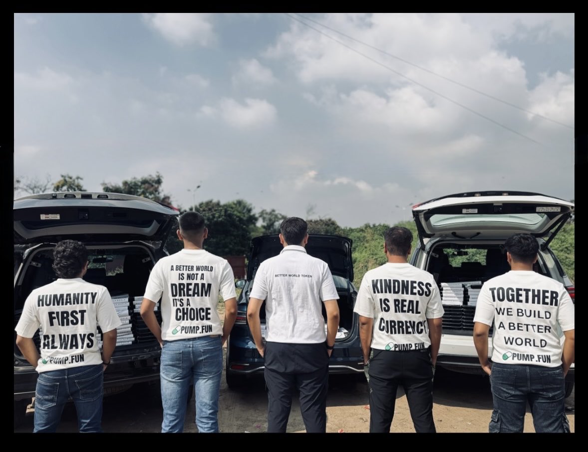 bwtonsol's tweet photo. Behind every meal served, every smile restored β stands you. π
Our $BWT team and community are the heartbeat of this movement.
You turn tokens into actions and hope into reality.
Together, we are unstoppable. π
#BWT #BetterWorldToken #CryptoForGood #forbetterworld #changinglives #spreadhappiness