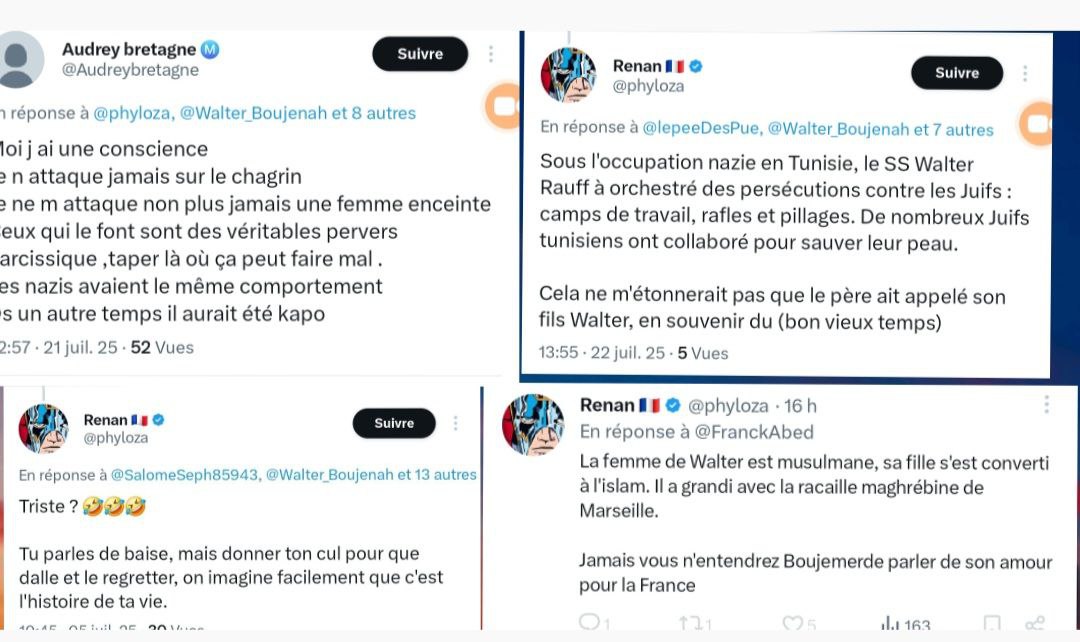 Walter_Boujenah's tweet photo. Elle, comme tous ces rats cistes primaires voient des arabes partout, ils me traitent d arabe, ils te traitent d arabe mais sont idolatres d un vrai arabe 🤣
@haguilar_3_5 @justelafrance1 @phyloza @jetemmerdewalt etc, entre autres debiles de cet asile #messihalopitheque
Hossam @jeanmessiha fais gaffe au recrutement 🤣