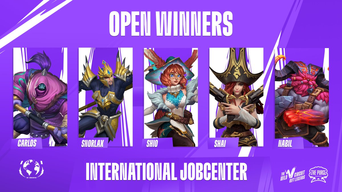 The throne has been claimed! 🏆

#International_Jobcenter are the champions of the #RiftLegends Playoffs. 

Unstoppable, unmatched, undeniable. 🔥