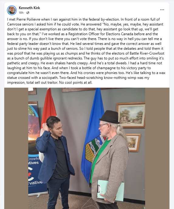 luvcaffeine's tweet photo. READ THIS: Sounds like @PierrePoilievre was already abandoning BRC right after his win. It's so insulting to the voters & community...sorry BRC, but we told you so. https://t.co/2BSLuZOtpZ