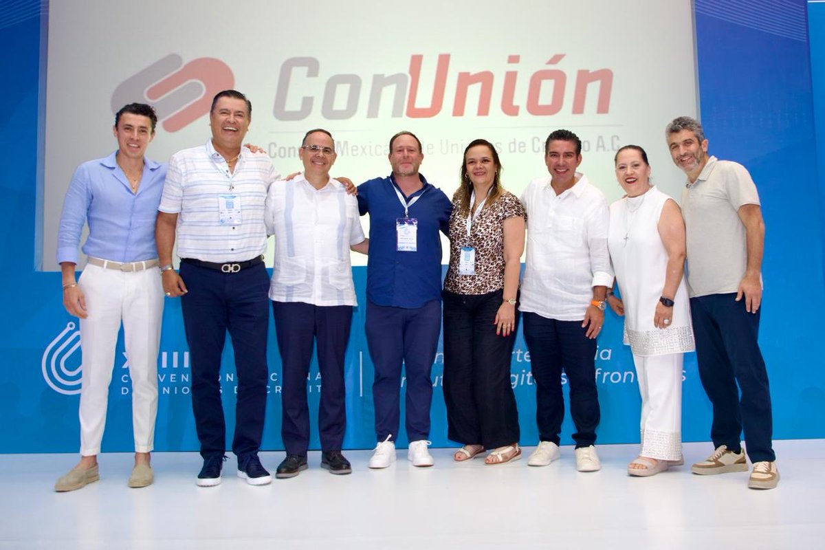 ConUnionOficial's tweet photo. Concluye de manera exitosa la XVIII Convención Nacional de Uniones de Crédito. ConUnión agradece a todos los participantes, patrocinadores, staff e invitados  especiales que hicieron posible una edición más de este gran evento.  ¡Hasta la próxima! https://t.co/r5ES3NzQe9