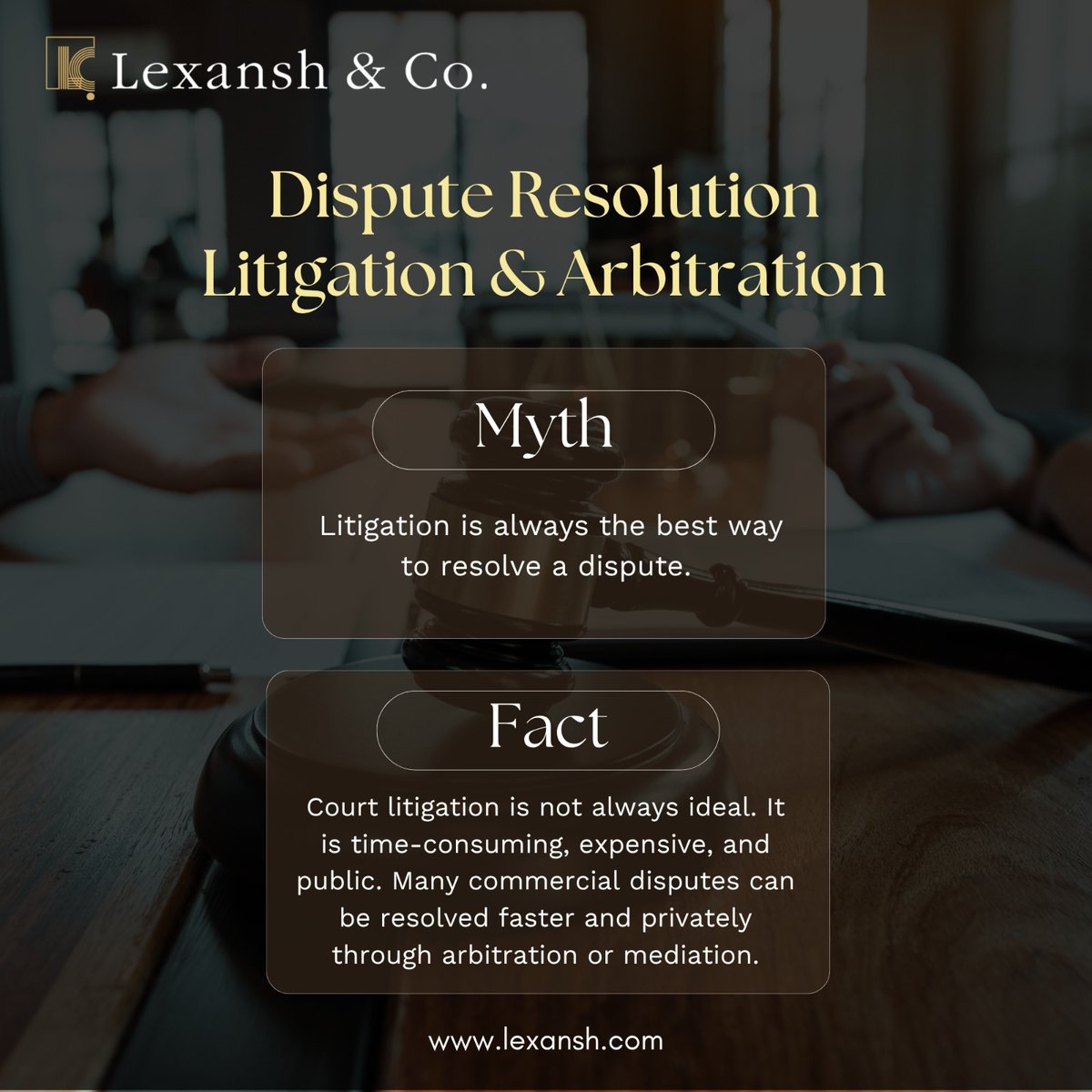 LexanshandCo's tweet photo. Not every dispute needs a courtroom. ⚖️ Choose smart resolution with Lexansh &amp; Co. — through arbitration &amp; mediation. 💼
📞 +91 80769 26349 | 🌐 https://t.co/bsBTSGrlMJ
.
.
.
#LexanshAndCo #ADR #Arbitration #Mediation #CorporateLaw #DisputeResolution #LegalAdvisory #BusinessLaw https://t.co/1oQjbwa71U