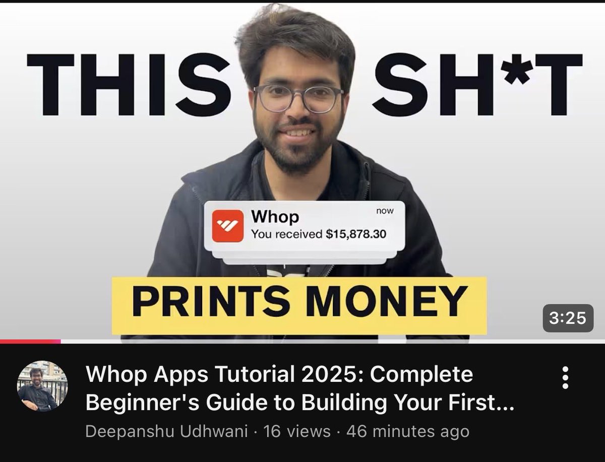 itsdeep_io's tweet image. Hey everyone! 👋
I just posted the first video in my new playlist on how to make Whoop apps. It’s my first attempt, so I’d really love to hear your thoughts, suggestions, or feedback.
I’ll be going through all your comments and will try to incorporate your feedback in the…