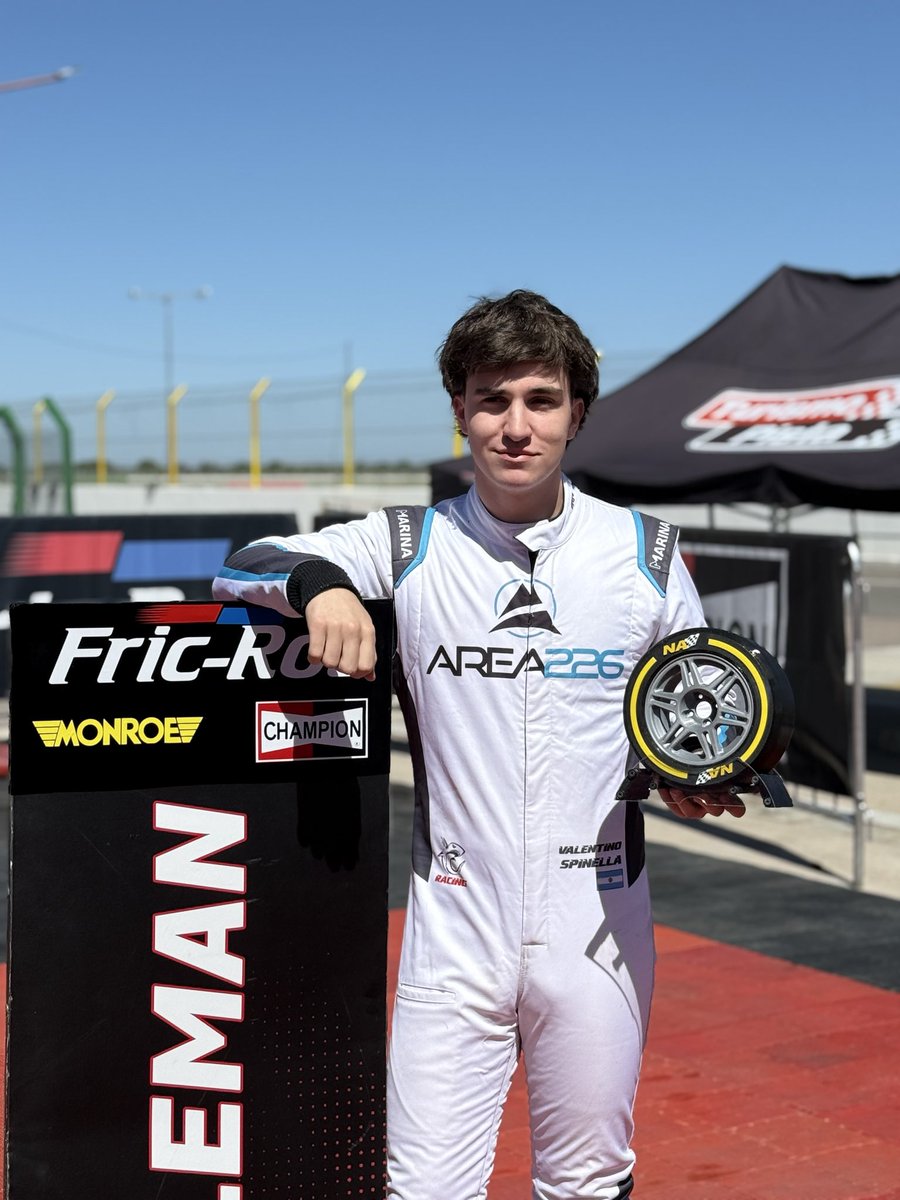 MartinDirazar's tweet photo. Olavarria pisó fuerte en el automovilismo nacional

��Nicolás Benito CAMPEÓN de la Clase 1 del Turismo Pista
🥇Nicolás Pezzucchi ganador de la final de la Clase 3
🥇Nicolás Villamayor ganador del Turismo 4000 Argentino
🥈Valentino Spinella y un gran segundo puesto en la Clase 2 https://t.co/uGNdbjbleg