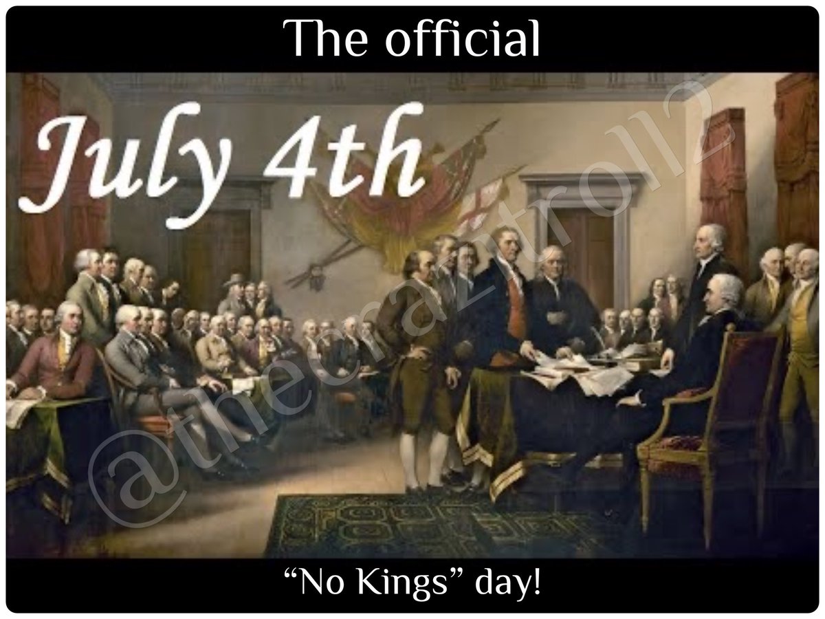 It’s official!!!
#NoKingsOct18 #Trump #DemocratsHateAmerica