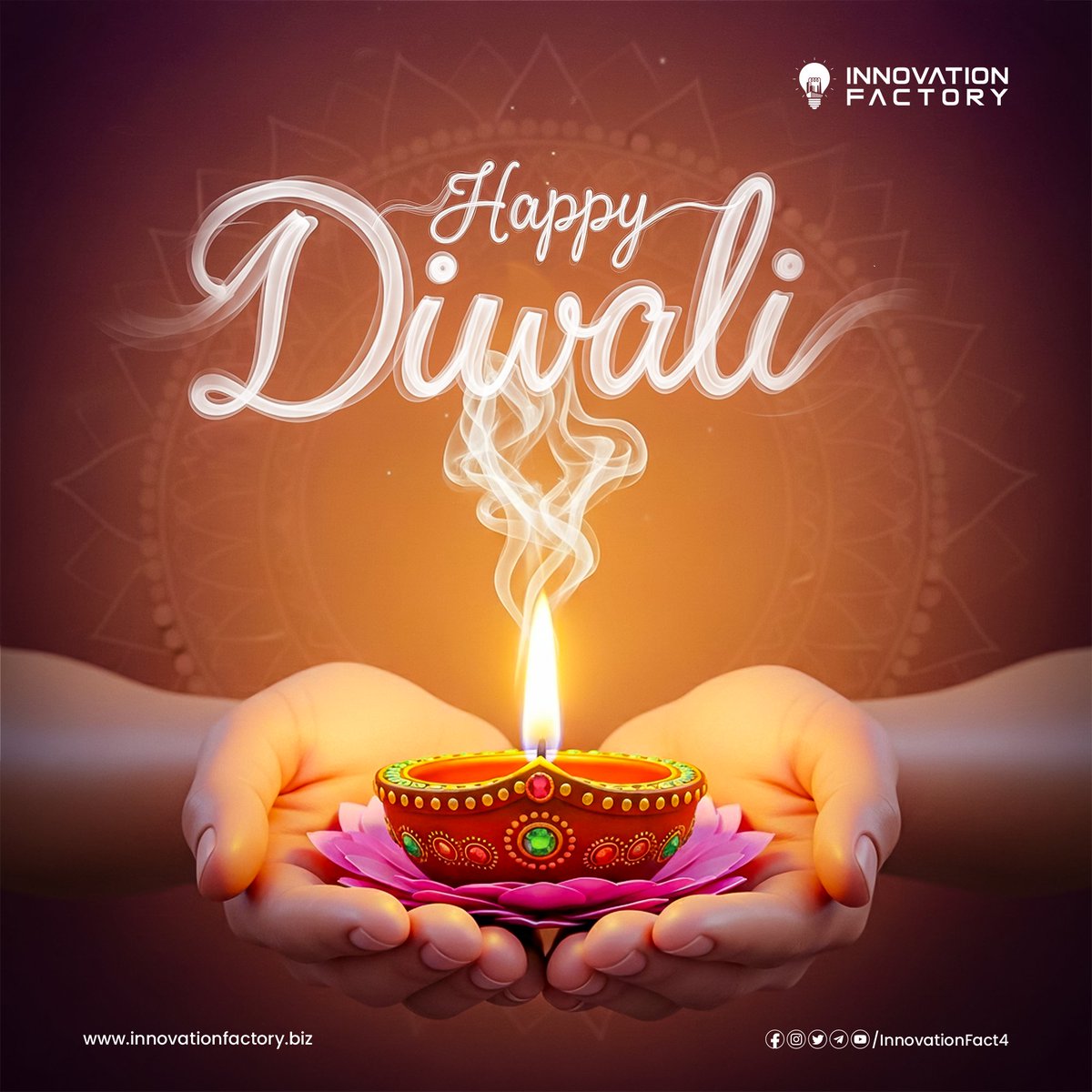 Happy Diwali from the Innovation Factory family to our vibrant community!

This Diwali, we don’t just light lamps — we celebrate the spark within each of us. 💛

#InnovationFactory #HappyDiwali #InnovationFactoryCommunity #Diwali2025 #happydiwali2025