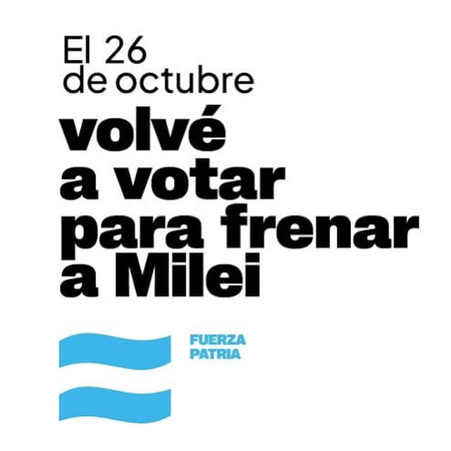 Es así ✌🏼

<a href="/ARGprovincia25/">ApVprovincia25</a> 

#FuerzaPatria #VotaFuerzaPatria