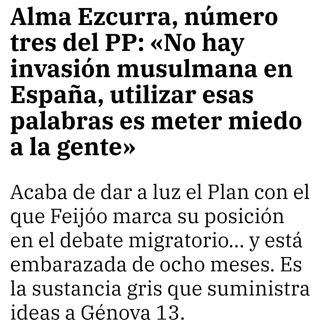 Son un peligro para España.