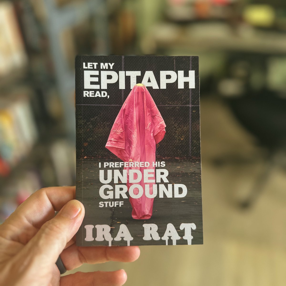 Do you like poetry? Me neither. Buy my poetry book. 🥰

I’ve been a little facetious about this book since it came out, but it’s two older OOP chapbooks that are some of my favorite poems I’ve written.