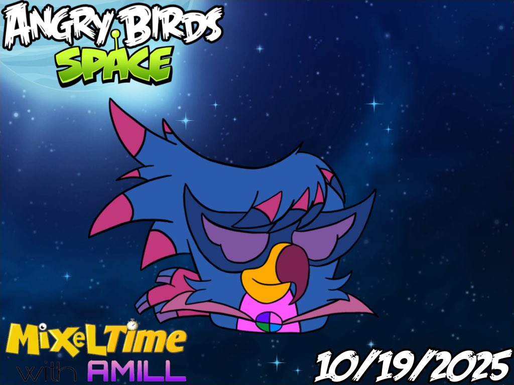 MixelWith's tweet image. 🐦 NEW BIRDSONA ART 🐦

Angry birds space is Redesign Space Pearly named Vortex Pearly! 
#AngryBirdsSpace #AngryBirdsReloadedSpace #AngryBirdsFANART #AngryBirdsOC #AngryBirdsFART #ibisPaintX #DigitalArt #Edit