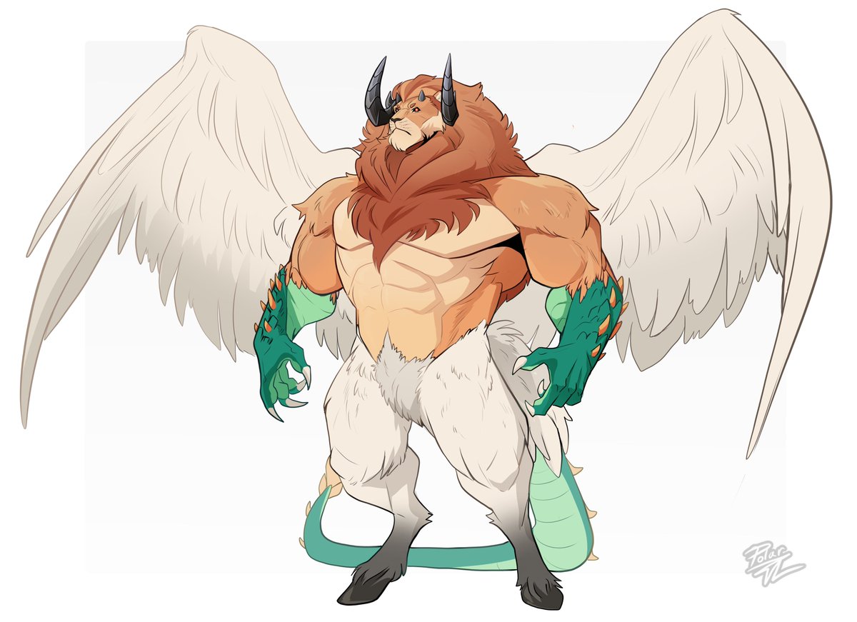 Weretober | Day 18 - Chimera 

A strange king 🐐

#weretober2025 #art