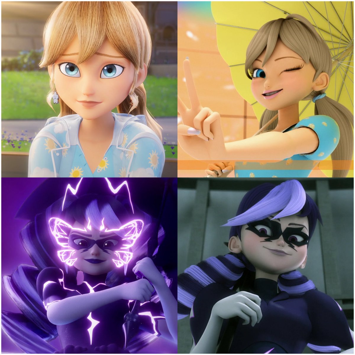 I had to bring up these insane glow ups again 🤩 #MiraculousLadybug #MiraculousSeason6