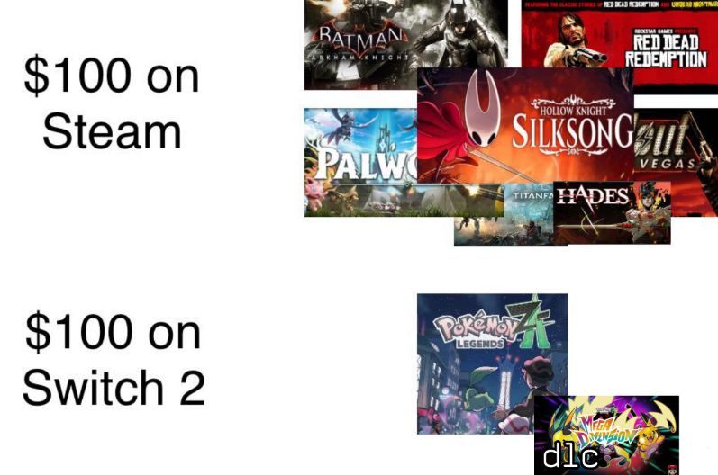 ShitpostRock's tweet image. Nintendo fans will geniuenly tell you this is good value