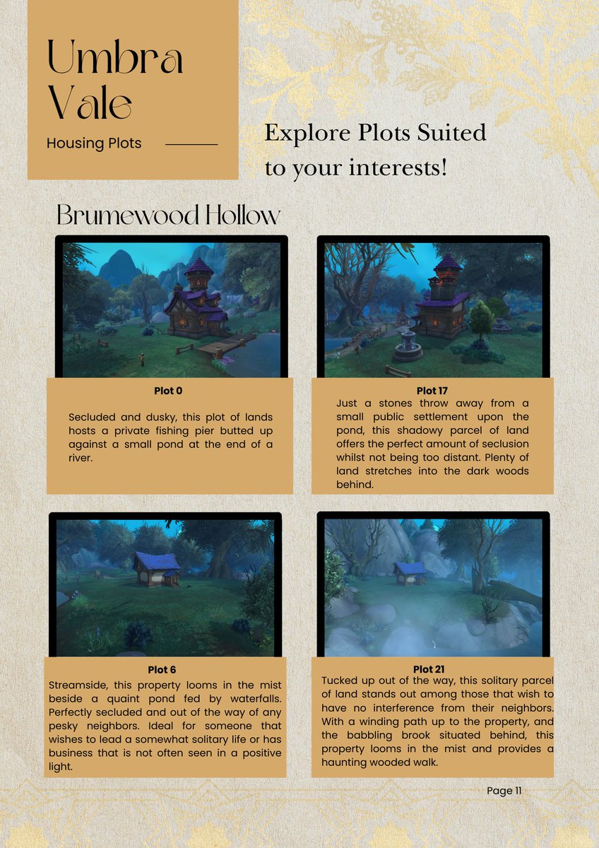 treehugger1398's tweet image. Housing Plots for Umbra Vale!  
A city founded by Halaena Bloodsong and Midnight Repose! Bringing story into our future homes! 
Check out our catalog to help you decided on what plot is fitting for you to call your future home!
tinyurl.com/UmbraVPlots