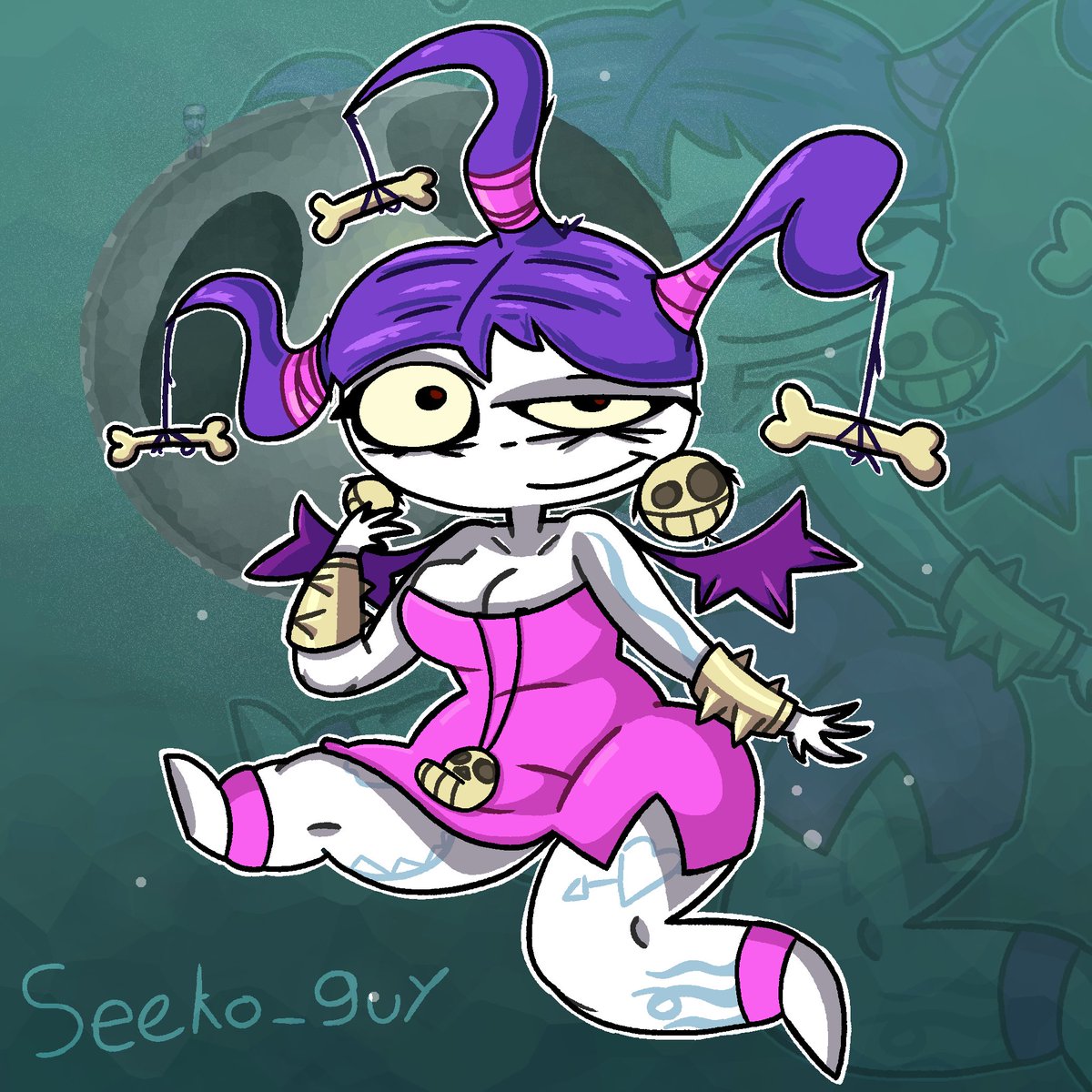 #rayman #nymph voodoo mama fanart. Def my favorite design out of all of the nymphs