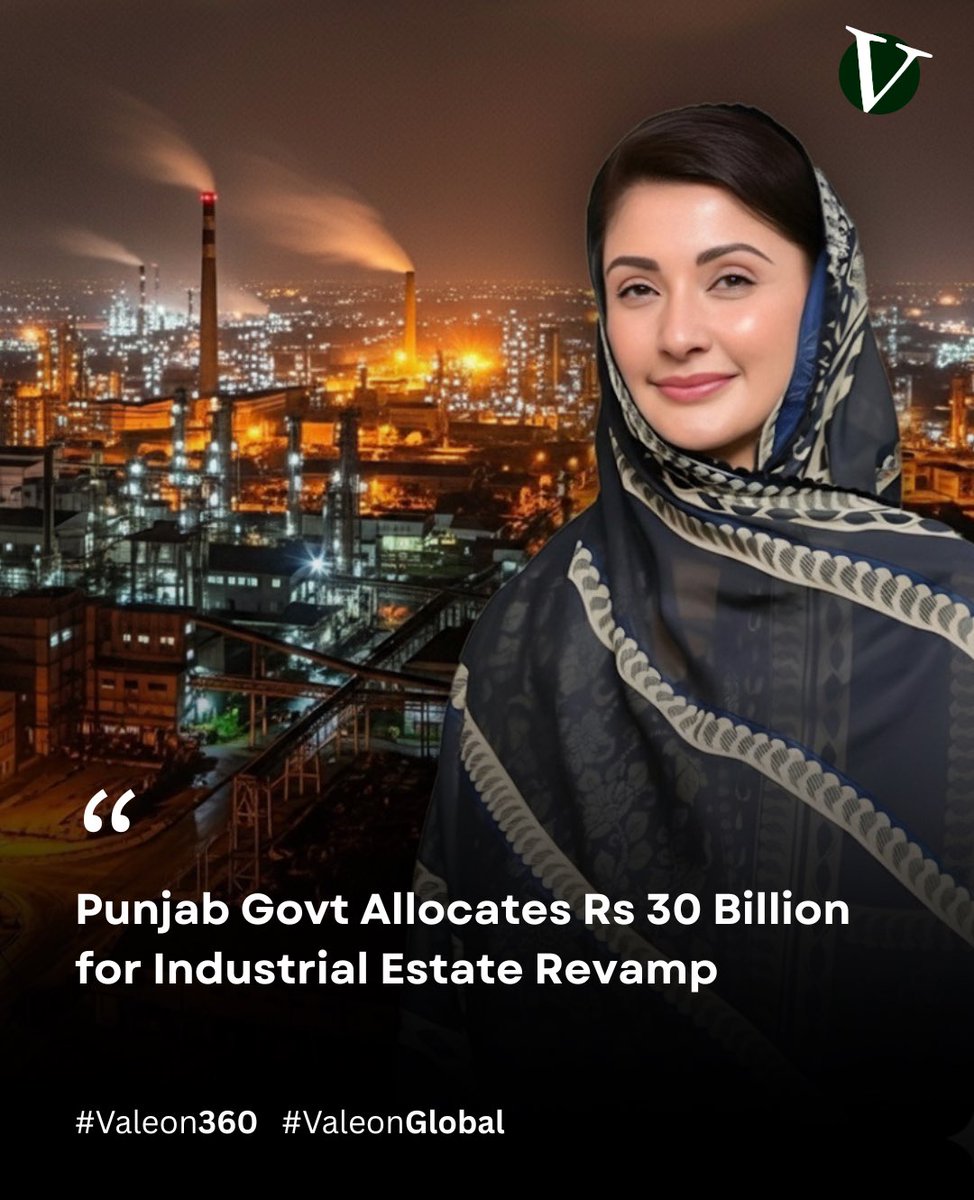 valeon360's tweet image. Punjab Invests Rs 30B in Industry

Punjab government allocates Rs 30 billion to modernize industrial estates, boost jobs, and strengthen manufacturing and exports.

#PunjabGrowth #IndustrialBoost #EconomicDevelopment #MakeInPunjab #InvestmentDrive #mictech #micnews