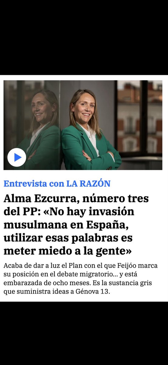 Dice esta europarlamentaria europea del PP que no hay riesgo de islamización en España.
No sé por qué, pero me recuerda a Fernando Simón cuando lo del COVID: “como mucho habrá uno o dos casos”.
También me recuerda a Broncano cuando cantaba eso de: “Coronavirus oeee oeee !!
Creo