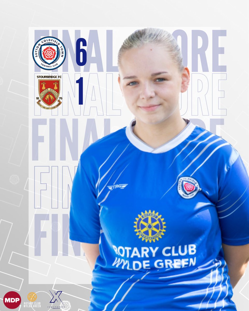 Sutton Coldfield Town FC Women (@sctfcwomen) on Twitter photo Full Time | The devs beat <a href="/StourStandard/">Stourbridge Standard Women FC</a> at the <a href="/Dominos_UK/">Domino's Pizza UK</a> Arena with goals from Leah Hyland, Caitlin Hopwood and Edie Tuffield ⭐️
#COYR | #OurTown Full Time | The devs beat <a href="/StourStandard/">Stourbridge Standard Women FC</a> at the <a href="/Dominos_UK/">Domino's Pizza UK</a> Arena with goals from Leah Hyland, Caitlin Hopwood and Edie Tuffield ⭐️
#COYR | #OurTown