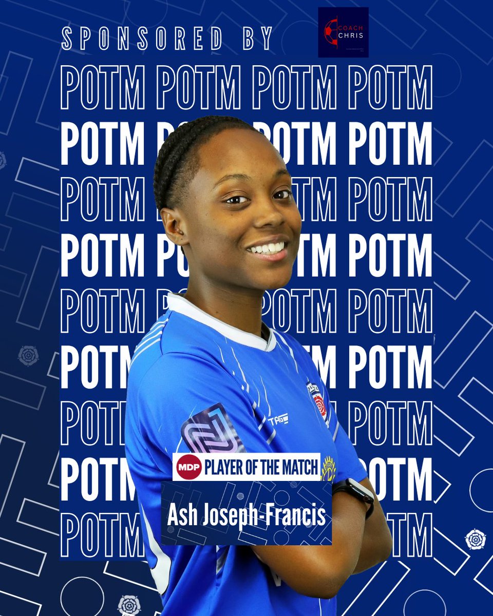 Sutton Coldfield Town FC Women (@sctfcwomen) on Twitter photo 💫𝓜𝓓𝓟 𝓟𝓵𝓪𝔂𝓮𝓻 𝓸𝓯 𝓽𝓱𝓮 𝓜𝓪𝓽𝓬𝓱.
Ash Joseph-Francis has been named POTM for her performance against <a href="/StourStandard/">Stourbridge Standard Women FC</a>.
#COYR | #OurTown 💫𝓜𝓓𝓟 𝓟𝓵𝓪𝔂𝓮𝓻 𝓸𝓯 𝓽𝓱𝓮 𝓜𝓪𝓽𝓬𝓱.
Ash Joseph-Francis has been named POTM for her performance against <a href="/StourStandard/">Stourbridge Standard Women FC</a>.
#COYR | #OurTown
