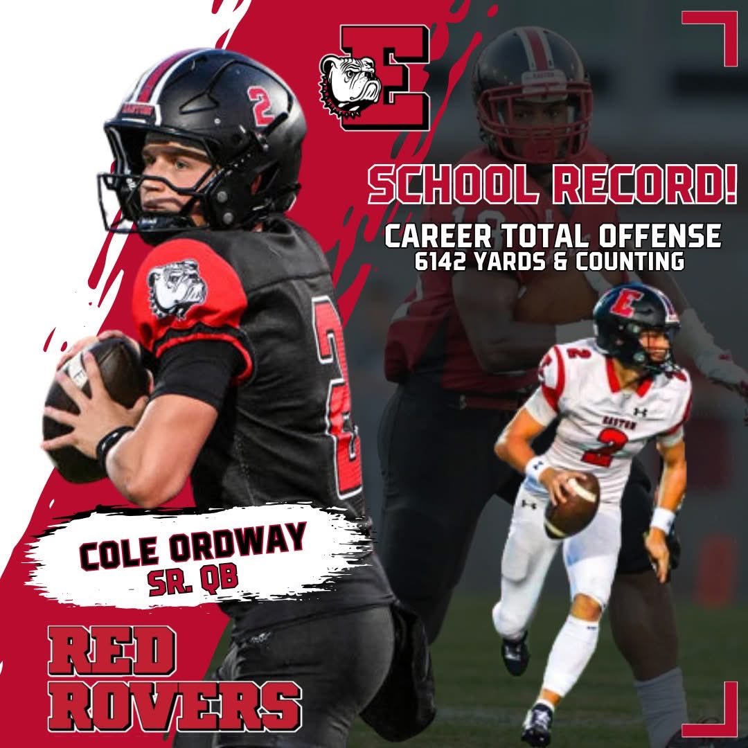 I’m honored to have broken this school record! 
<a href="/Matt_Senneca/">Matt Senneca</a> <a href="/EastonFootball/">Easton Football</a>