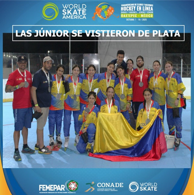 🗞️La selección Colombia júnior damas obtuvo el primer podio para el país en el Campeonato Panamericano de Naciones de Hockey Línea 2025 al ganar la medalla de plata de la categoría. 

Les la nota completa en nuestro sitio web 📲short.do/ikRdkH