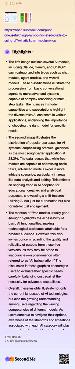 BurkhartRj's tweet image. #MeBot2 ingested this #emollick article: 

substack.com/@oneusefulthin…
