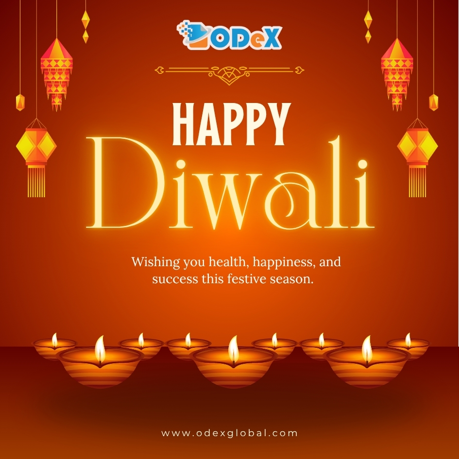 From our team to yours — wishing you light, laughter, and smooth moves in trade and in life.

May this Diwali bring new energy, bright ideas, and endless success your way. ✨

#HappyDiwali #ODeX #TradeSimplified #FestivalOfLights #DigitalTrade #TeamODeX #TogetherWeGrow