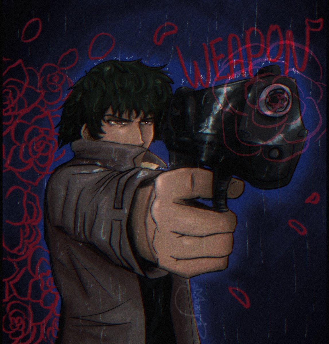 Beboptober Day 19: Weapon

#cowboybebop #beboptober #fanart #anime