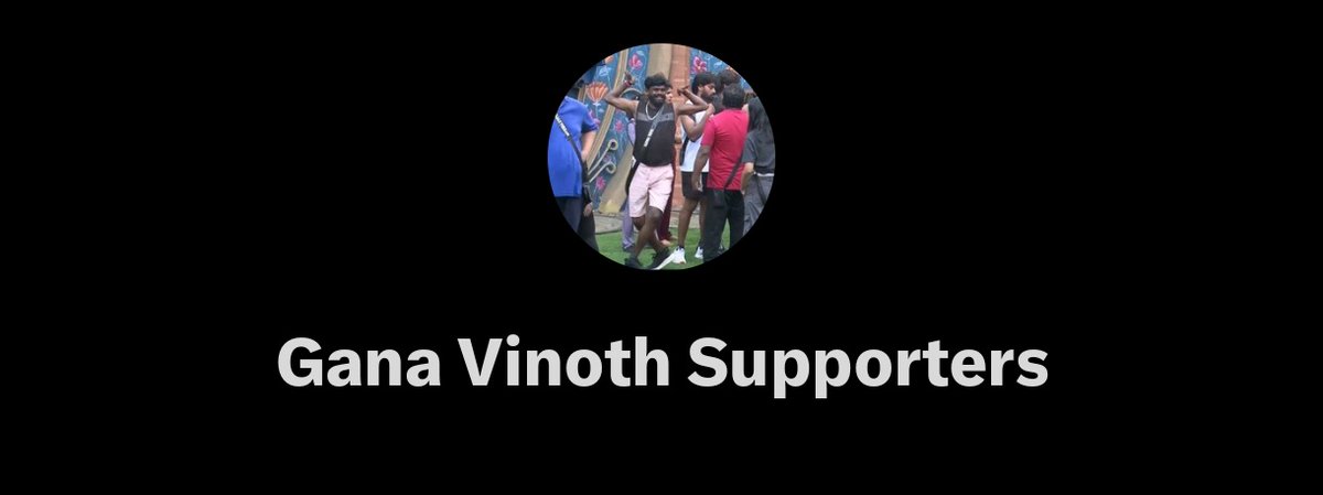 MrJokerTamilan's tweet image. Please like this post or let me know if anyone wants to Join our group.

#GanaVinoth #GanaVinothArmy
#BiggBossTamil9