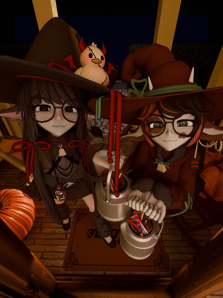Trick or treating.