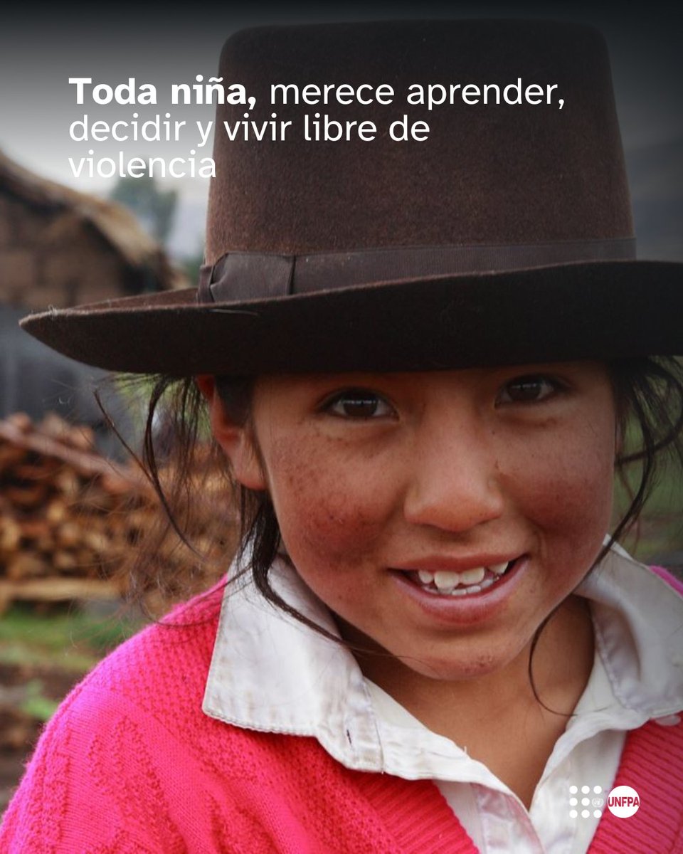 Toda niña tiene derecho a crecer con oportunidades, a decidir sobre su vida y a desarrollarse libre de toda forma de violencia.
Invertir en su educación y bienestar es invertir en el futuro del país. 

👉🏻 Conoce más en: peru.unfpa.org/es/news/conect…