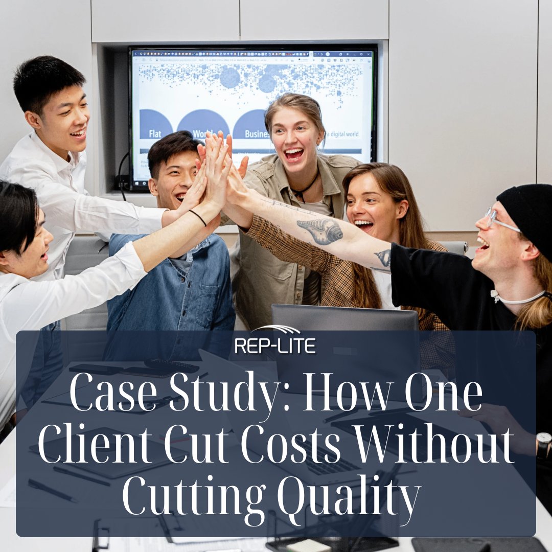 rep_lite's tweet photo. Case Study: How One Client Cut Costs Without Cutting Quality 💼

A healthcare manufacturer needed to reduce staffing costs but couldn’t risk losing top performers. https://t.co/VnsHGEPbfS