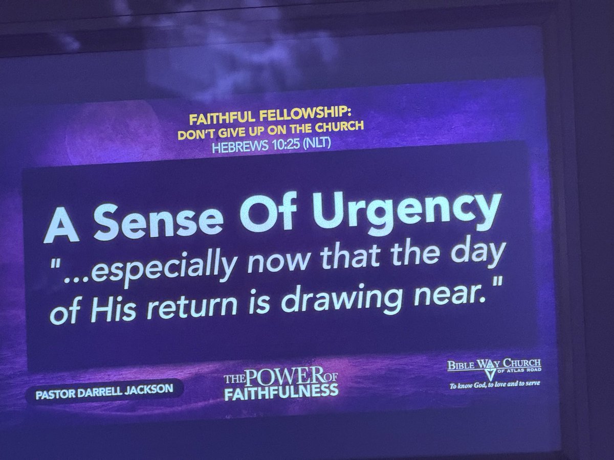Series: The Power of Faithfulness 

Text: Hebrews 10:25 (NLT)

Sermon: Faithful Fellowship - Don’t Give Up on the Church <a href="/BWCARoad/">BWCAR</a>
