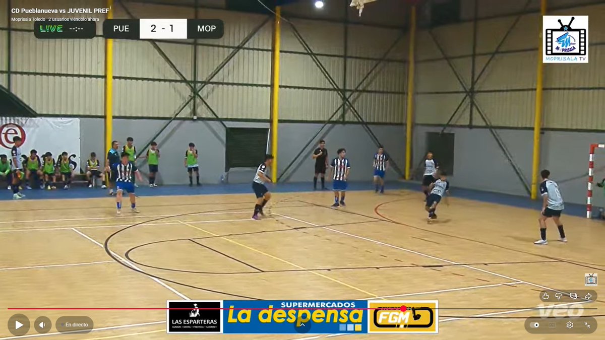 🏆 Juvenil Preferente
▶️ J.03
Pueblanueva 5-2 MOPRISALA Olías B 
⚽ Mateo
⚽ Pablo Gª
Demasiados errores que aprovecharon los locales para quedarse con los 3 puntos
A por el siguiente 💪🏼
ADN Moprisala Ⓜ️⚪🔵