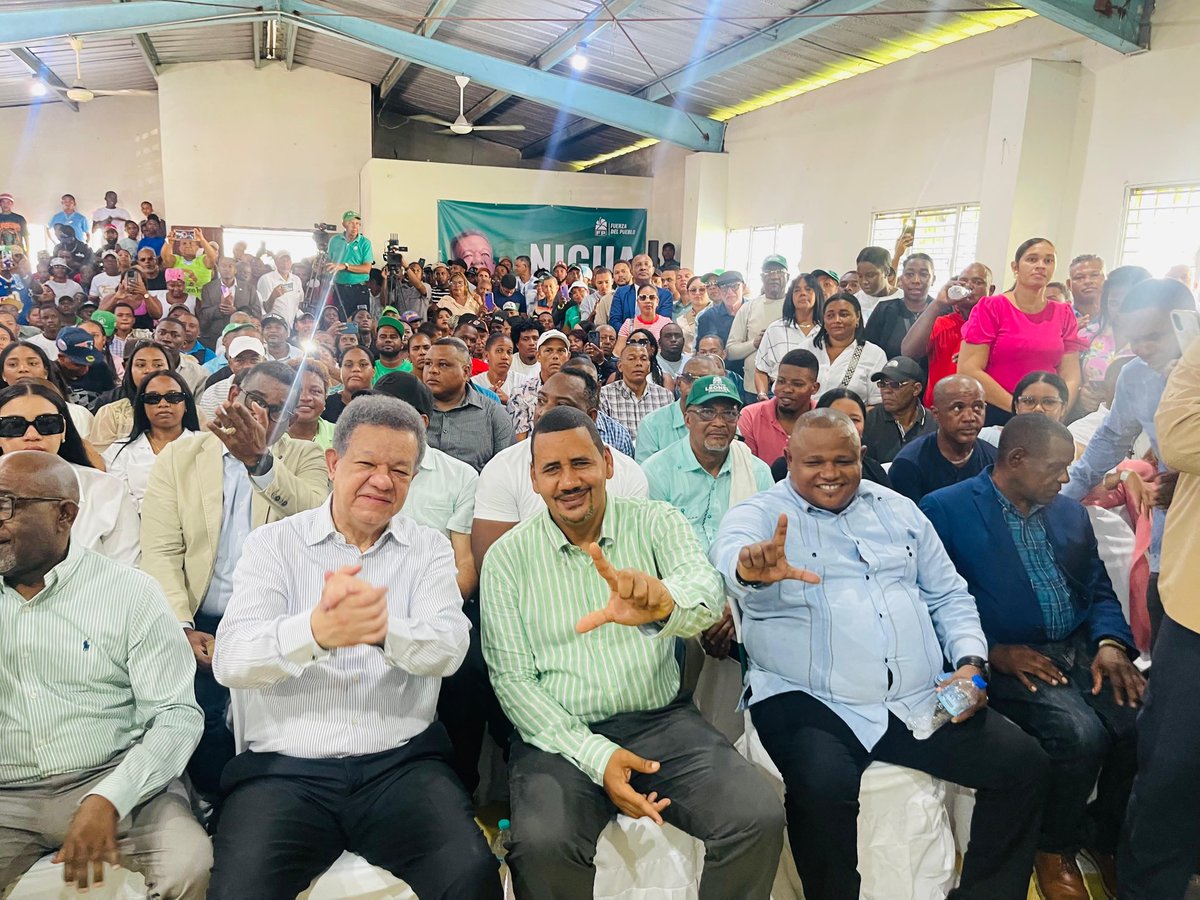 Wellington Ramirez (@wallynet3) on Twitter photo El acto también marcó la juramentación de un grupo de dirigentes con posiciones relevantes dentro del PLD, encabezado por Héctor Manuel Moreno Biveica, miembro del Comité Central de ese partido.
#VuelveLeonel2028
#LeonelEsVisión
#FuerzaDelPueblo
#LeonelEnNigua <a href="/SESVIALFP/">SECRETARIA DE SEGURIDAD VIAL</a> El acto también marcó la juramentación de un grupo de dirigentes con posiciones relevantes dentro del PLD, encabezado por Héctor Manuel Moreno Biveica, miembro del Comité Central de ese partido.
#VuelveLeonel2028
#LeonelEsVisión
#FuerzaDelPueblo
#LeonelEnNigua <a href="/SESVIALFP/">SECRETARIA DE SEGURIDAD VIAL</a>