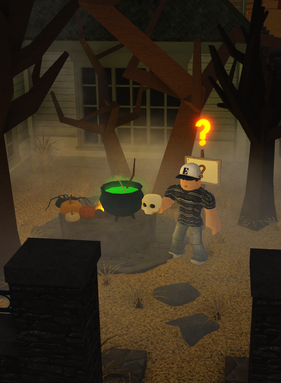 The twelfth ghost has spawned! You can find Quimmer50 inside the gazebo in the right corner of the orchard farm. For the potion, you'll need to brew a plastic skull