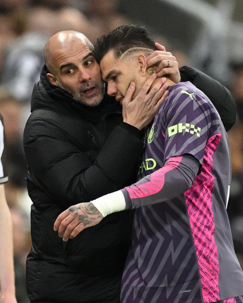 Pep Guardiola asked without ‘any disrespect to Ederson’ how Donnarumma has impacted #ManCity’s defence: 

“Never, never, never will I compliment Donnarumma disrespecting the most important keeper that we’ve had in this club in 10 years. Ederson has been massively important in the