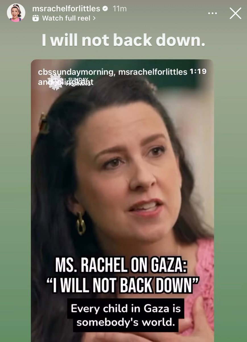 Ms Rachel on Gaza: “I will not back down”

What if our so-called leaders had this kind of integrity?