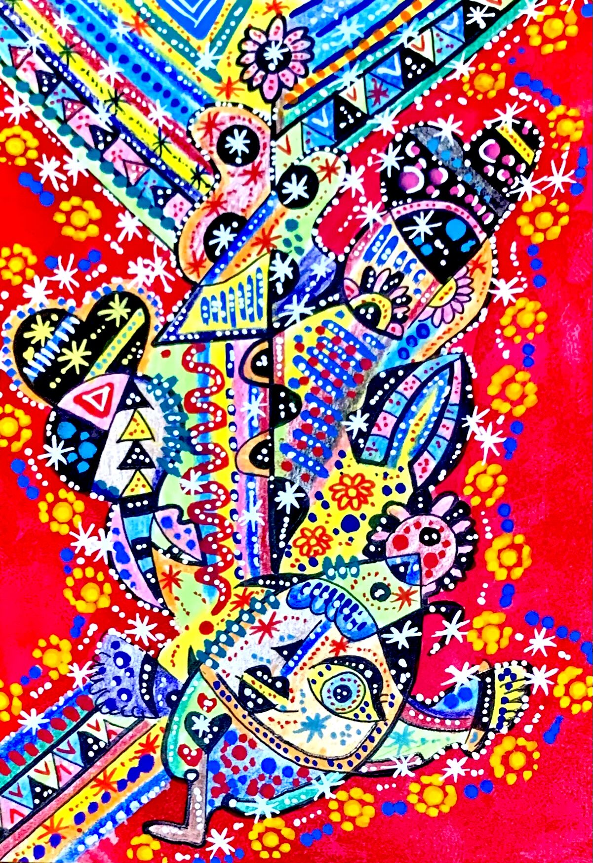 吉本興業たいぞう。原画 アーティスト・芸人“たいぞう”原画展にて、受注オーダー「あなた