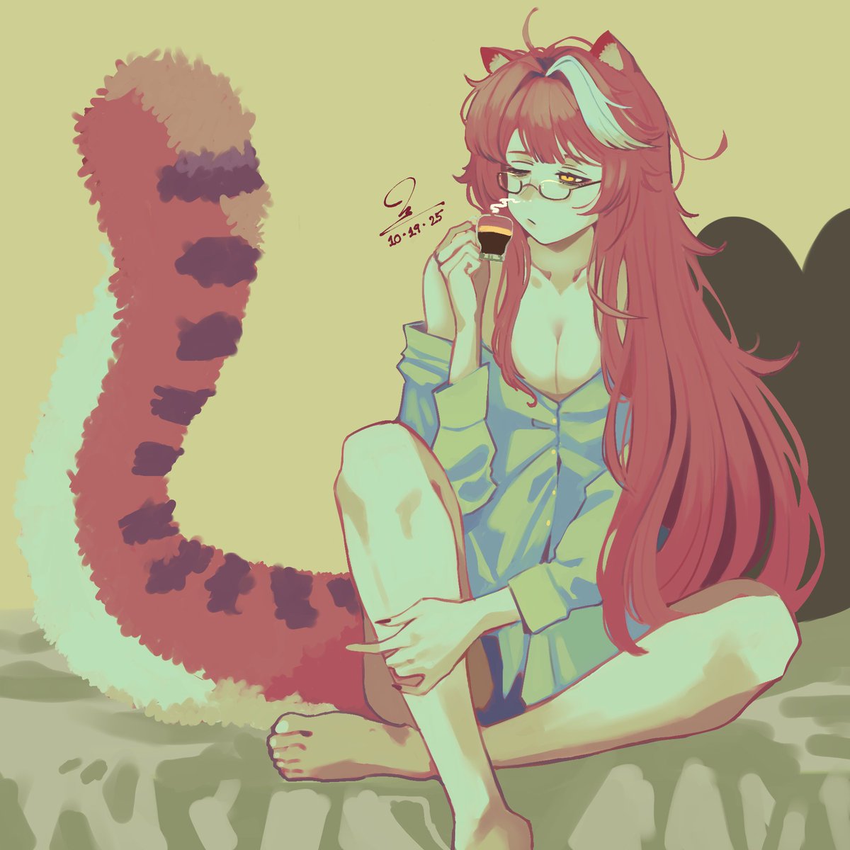 Day 18 - Glasses

Still struggling a lot with drawing hair.

#HOLOctober  #RaorArt