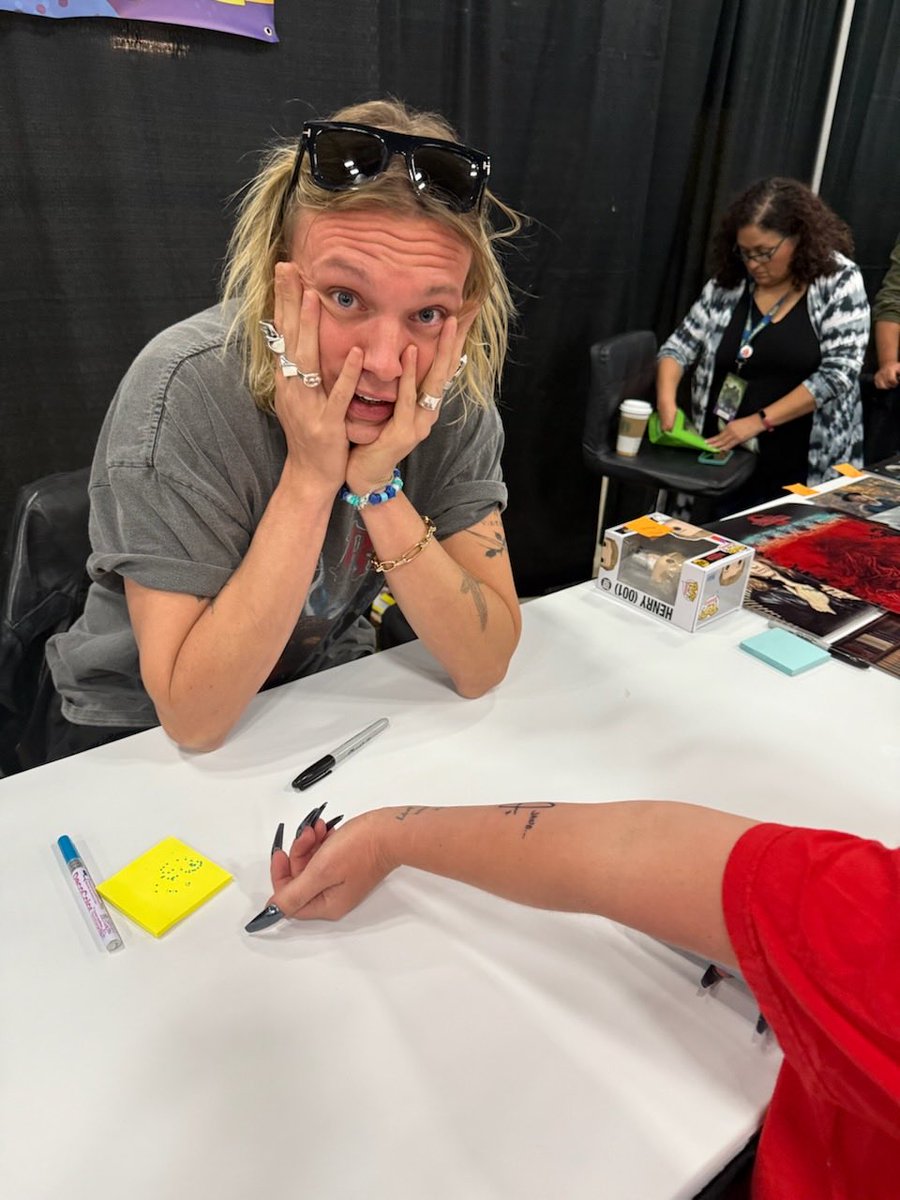 cetapedian_x's tweet image. I made a comment about how I listen to @tryquinn when I&apos;m crafting so naturally Jamie wrote a certain cheeky name on my arm when he signed🤪 he was obviously shocked when I showed him I got it tattooed. @tryquinn does this qualify me for my pink headphones now?😂