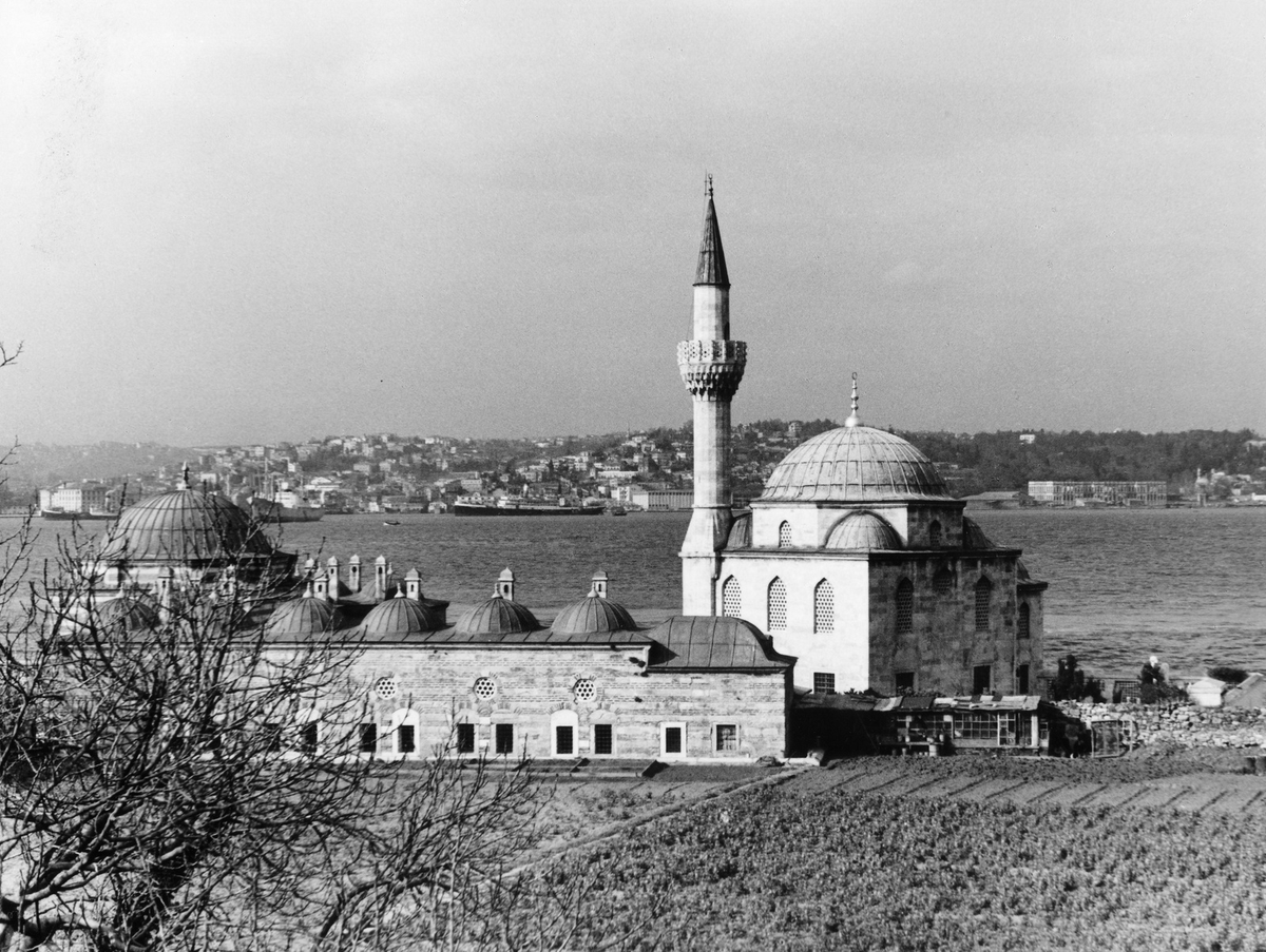 1956 yılında Üsküdar sahili, Şemsipaşa Camii önünde bostanlar.
