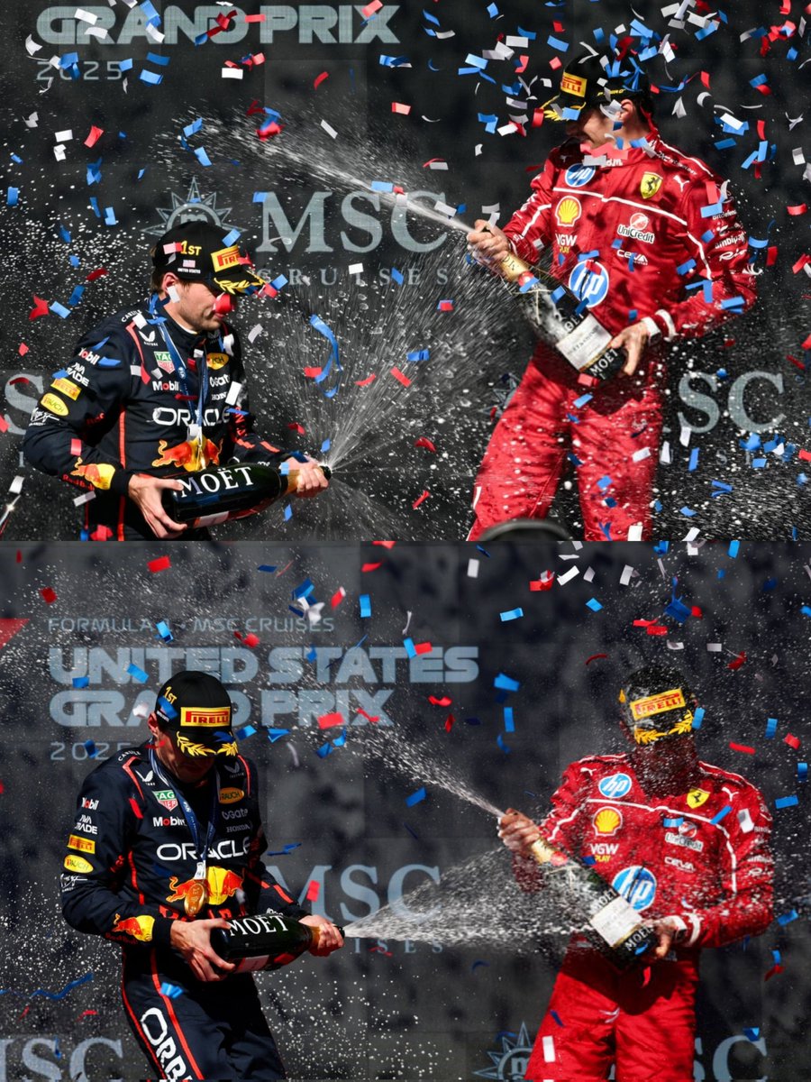 leclercsletters's tweet image. champagne showers